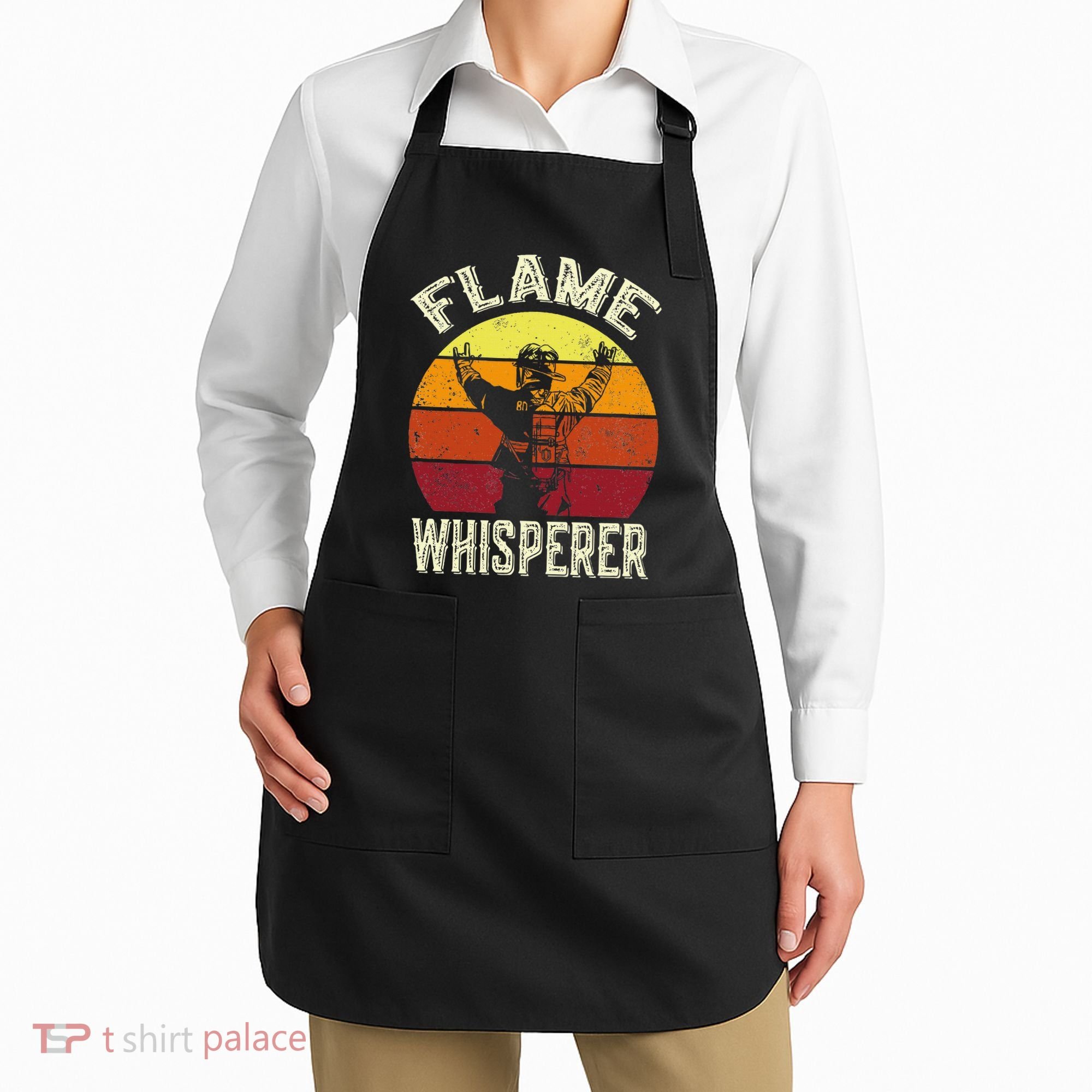 Funny Firefighting Fireman & Volunteer Firefighter Apron
