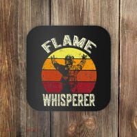 Funny Firefighting Fireman & Volunteer Firefighter Coaster thumb 0