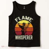 Funny Firefighting Fireman & Volunteer Firefighter Tank Top thumb 2