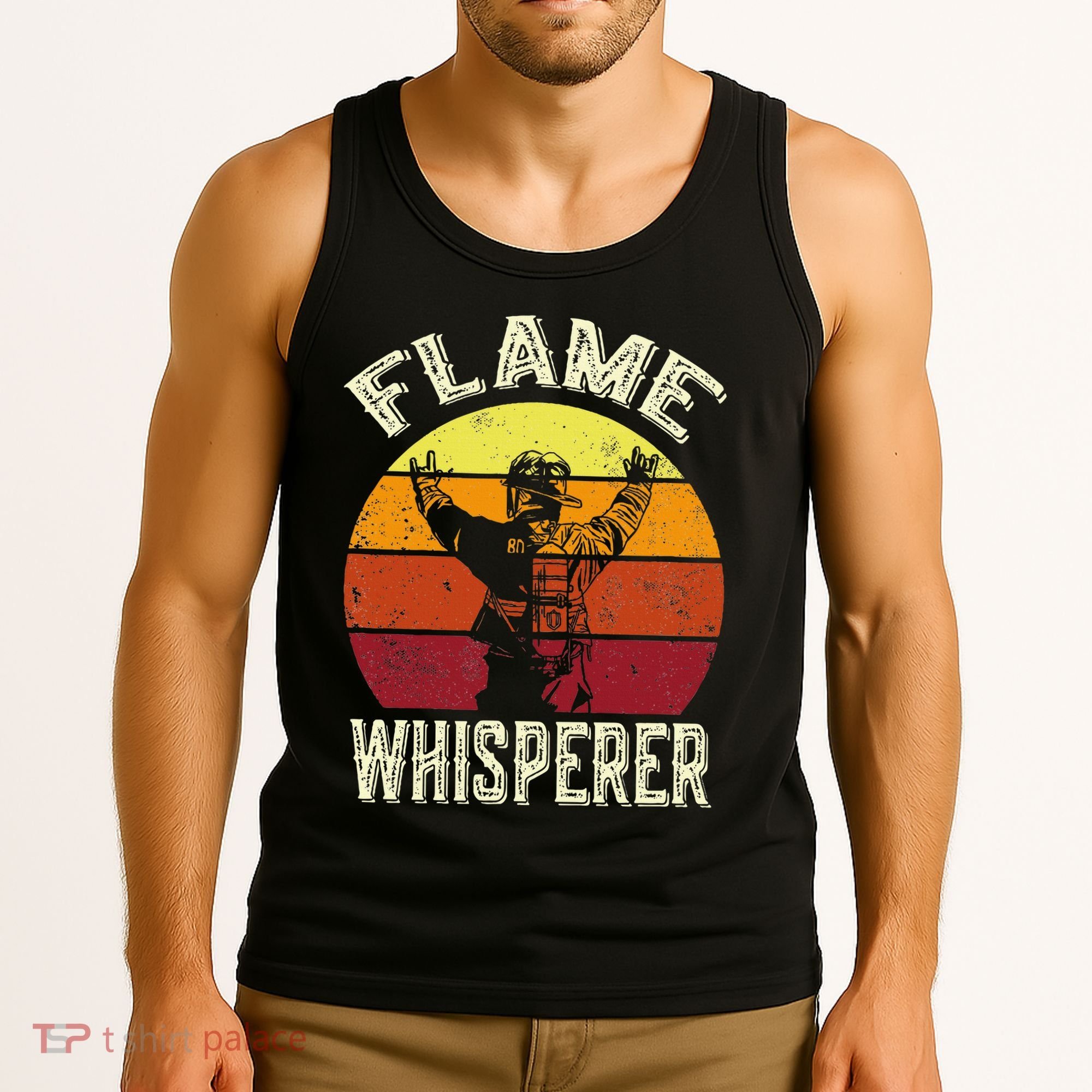 Funny Firefighting Fireman & Volunteer Firefighter Tank Top