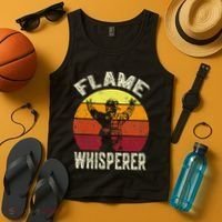 Funny Firefighting Fireman & Volunteer Firefighter Tank Top thumb 4
