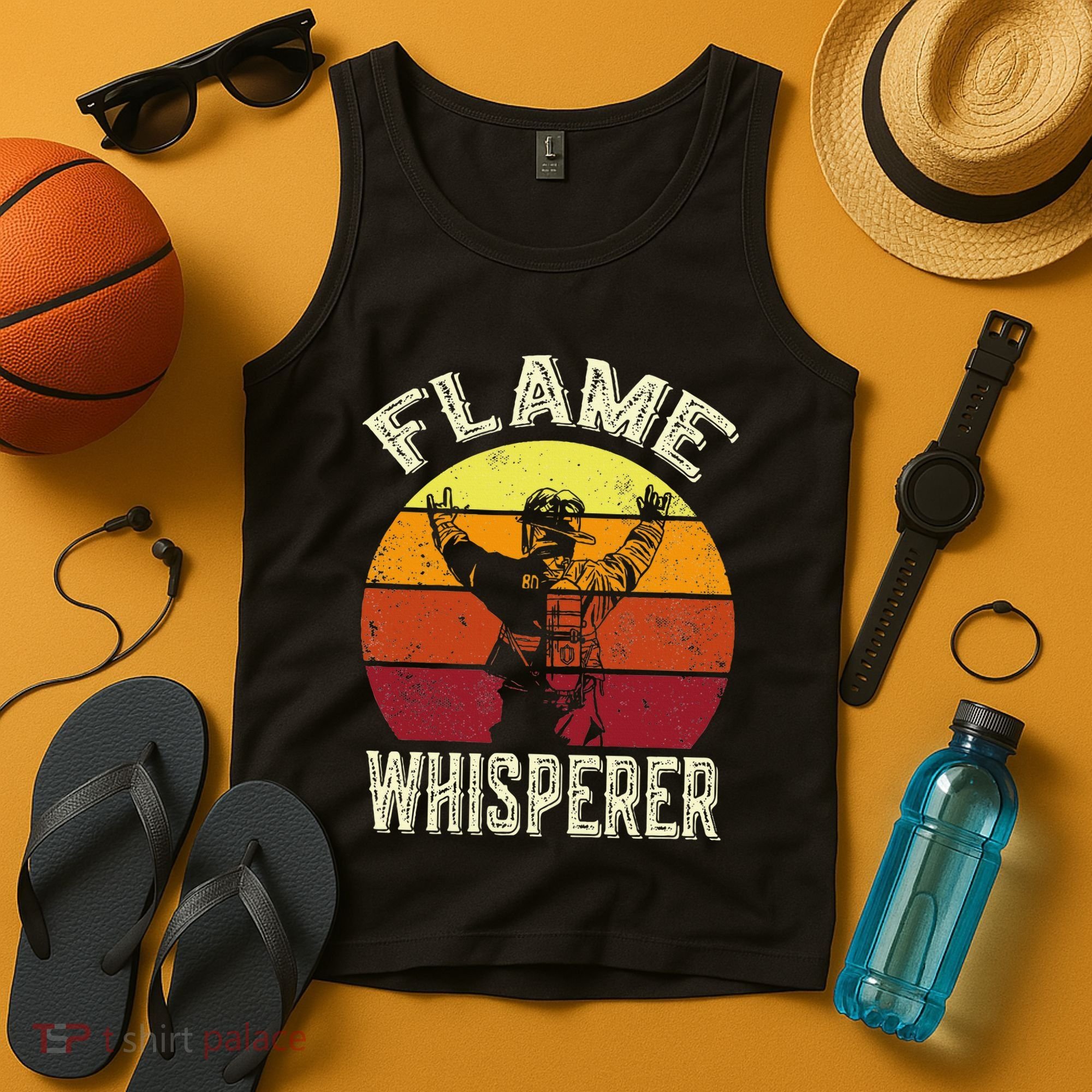 Funny Firefighting Fireman & Volunteer Firefighter Tank Top