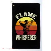 Funny Firefighting Fireman & Volunteer Firefighter Golf Towel thumb 0