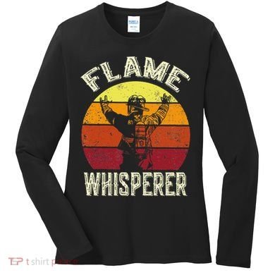 Funny Firefighting Fireman & Volunteer Firefighter Women's Long Sleeve Shirt