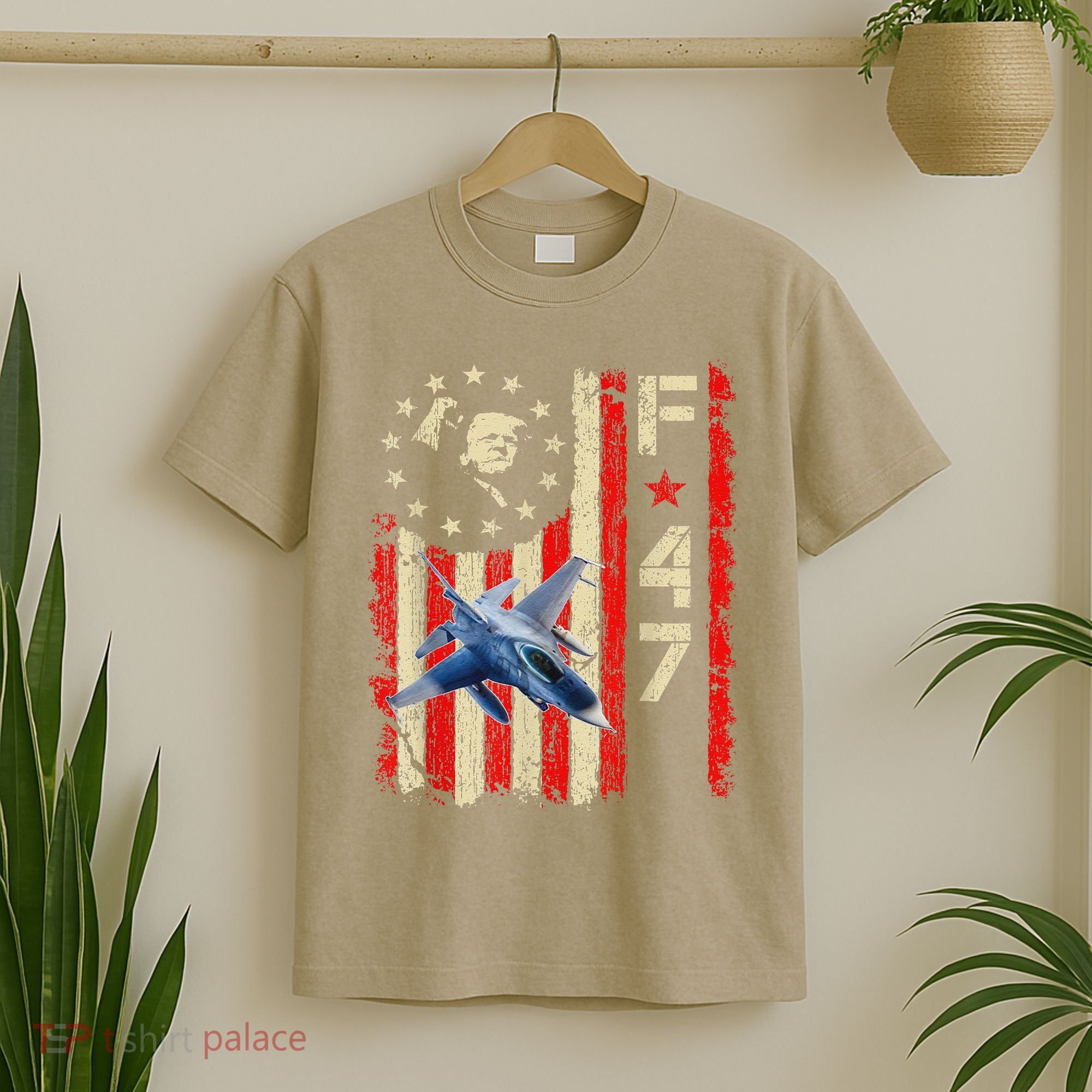 Funny F47 Fighter Jet Trump F-47 Jet Fighter Aircraft T-Shirt