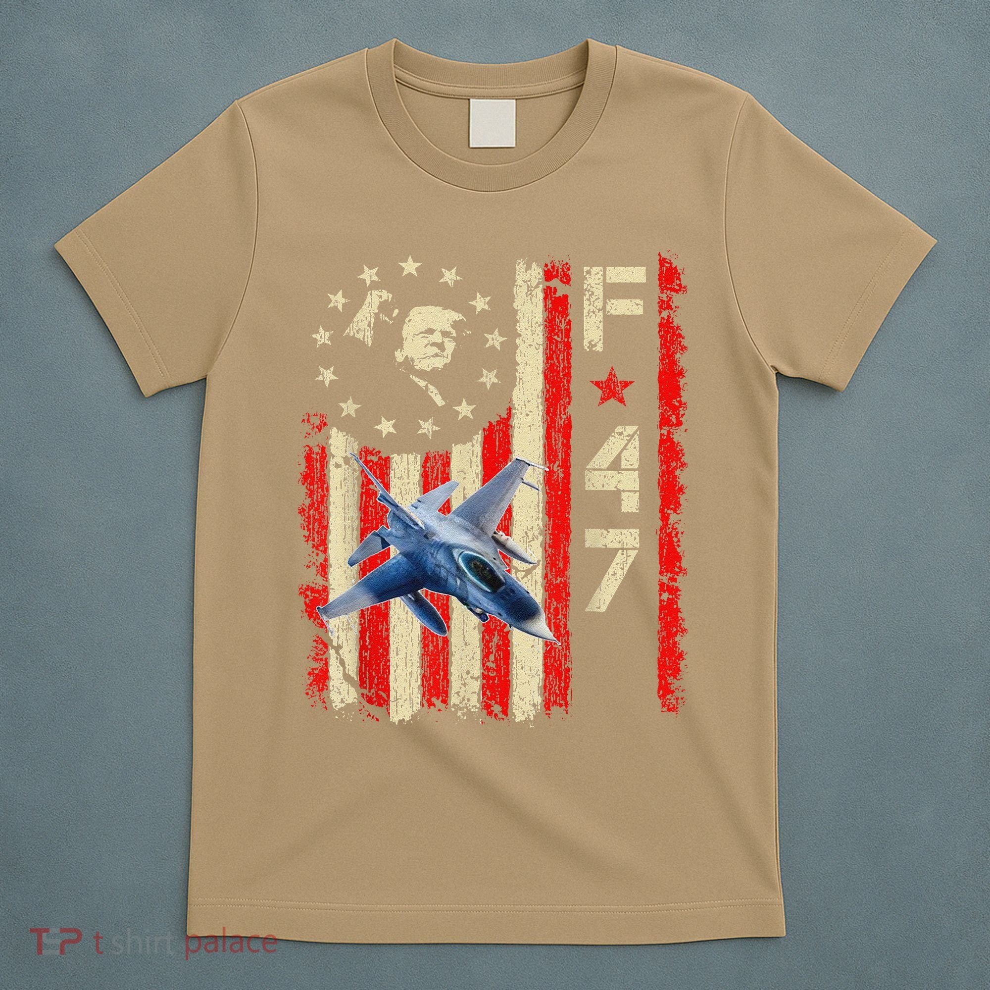 Funny F47 Fighter Jet Trump F-47 Jet Fighter Aircraft T-Shirt
