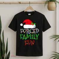 Forced Family Fun Sarcastic Christmas Pajama Family Funny T-Shirt thumb 2