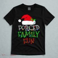 Forced Family Fun Sarcastic Christmas Pajama Family Funny T-Shirt thumb 5
