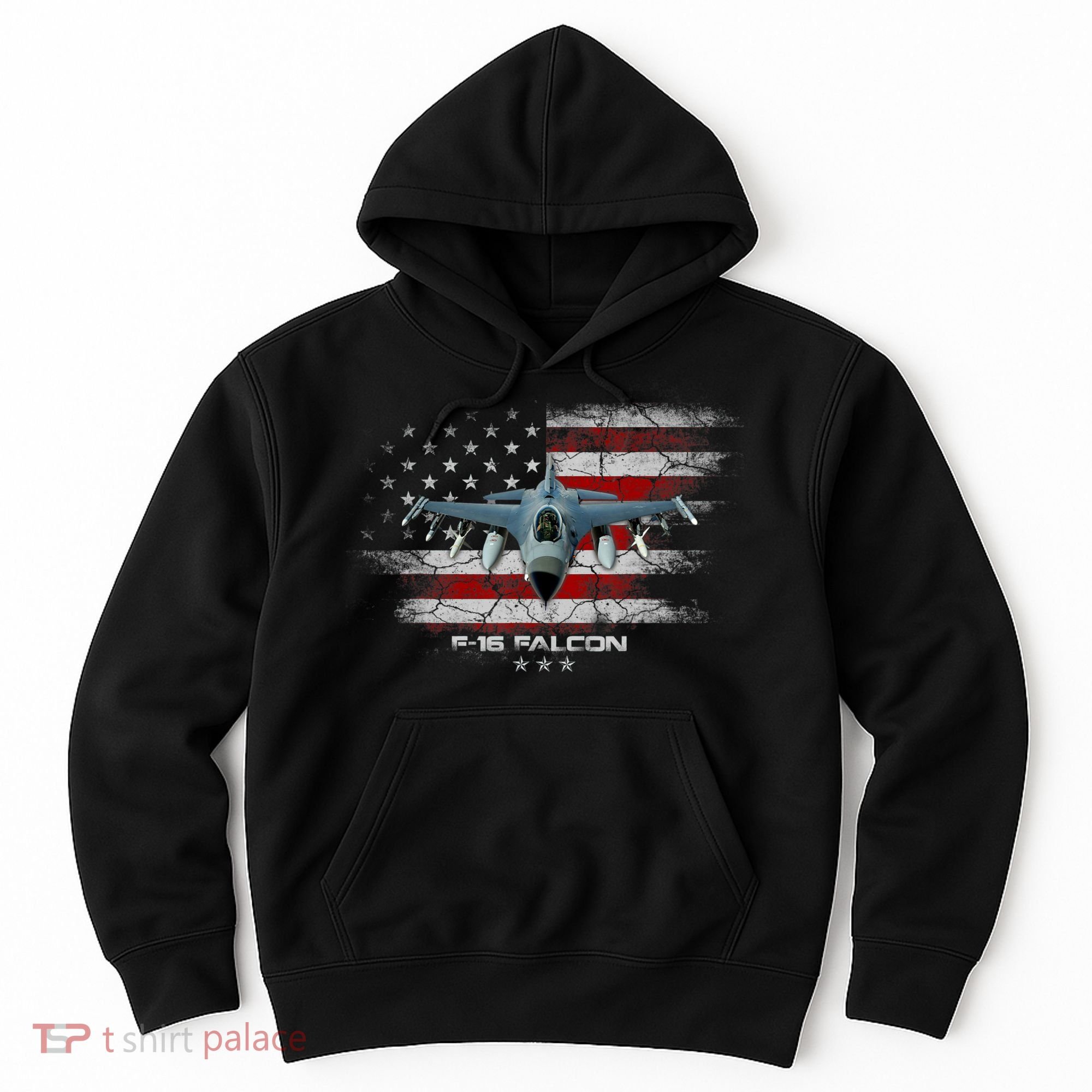 F16 Fighting Falcon Military Jet Aircraft Pilot Veteran Hoodie