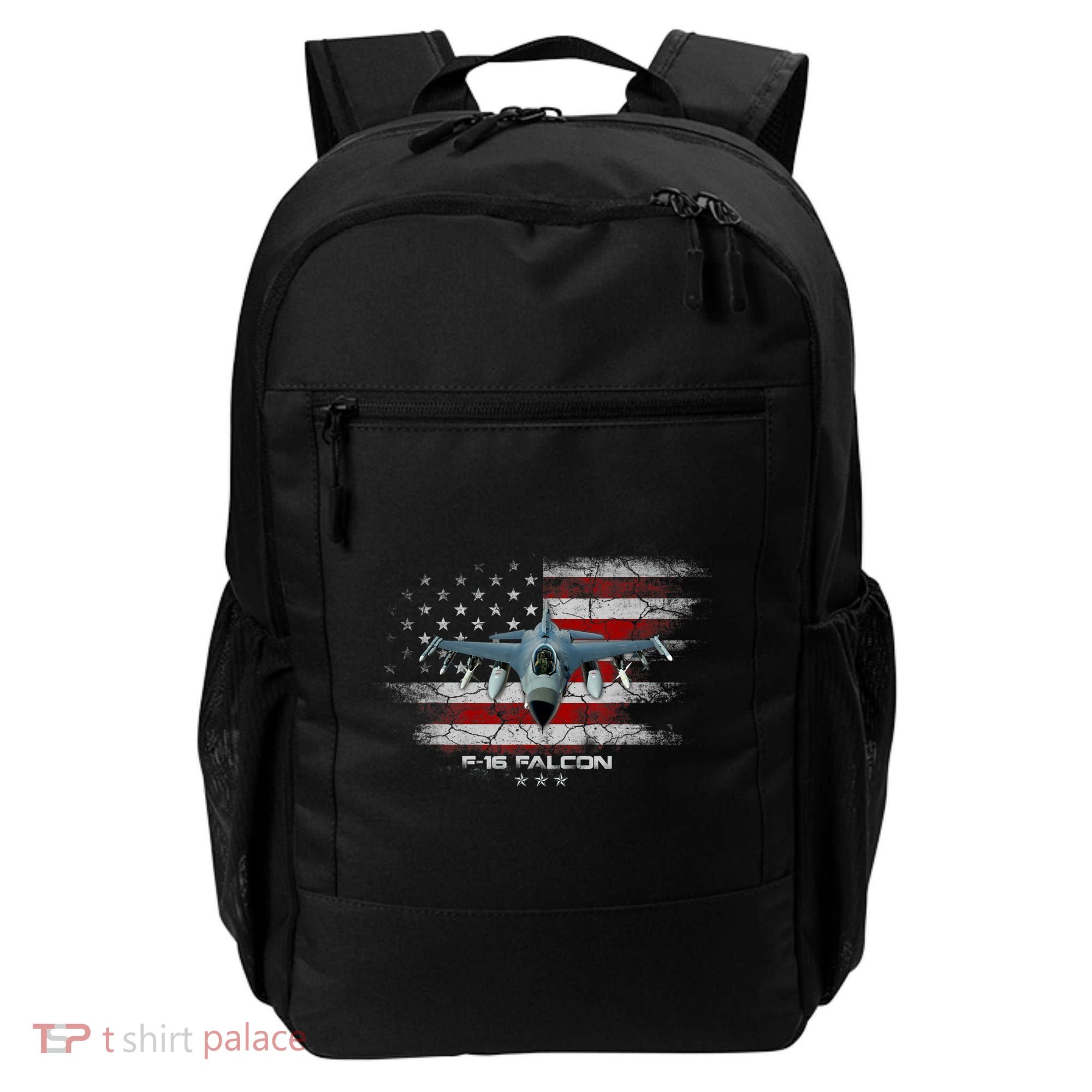F16 Fighting Falcon Military Jet Aircraft Pilot Veteran Backpack