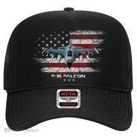F16 Fighting Falcon Military Jet Aircraft Pilot Veteran Hat thumb 0