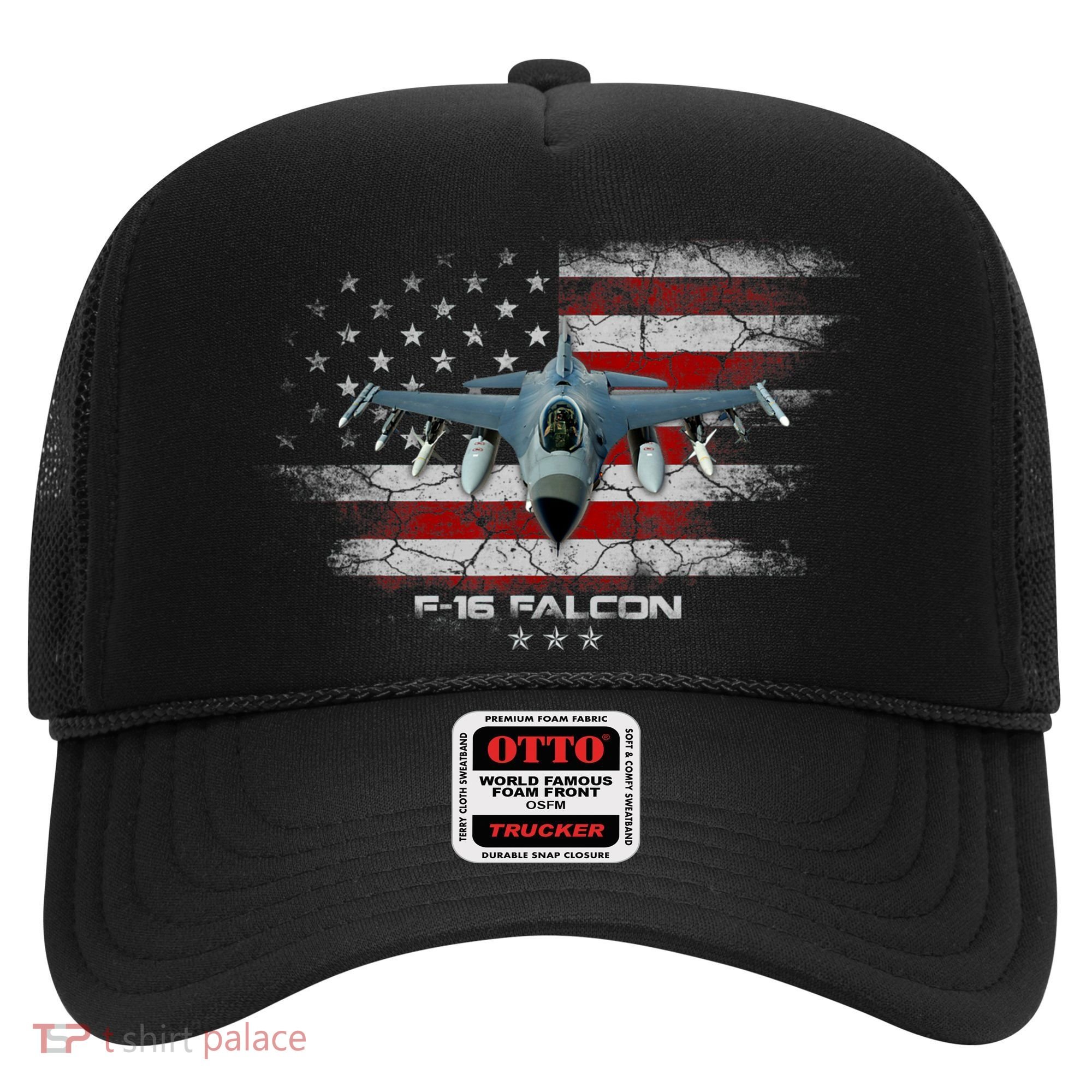 F16 Fighting Falcon Military Jet Aircraft Pilot Veteran Hat