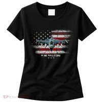 F16 Fighting Falcon Military Jet Aircraft Pilot Veteran Women's T-Shirt thumb 0