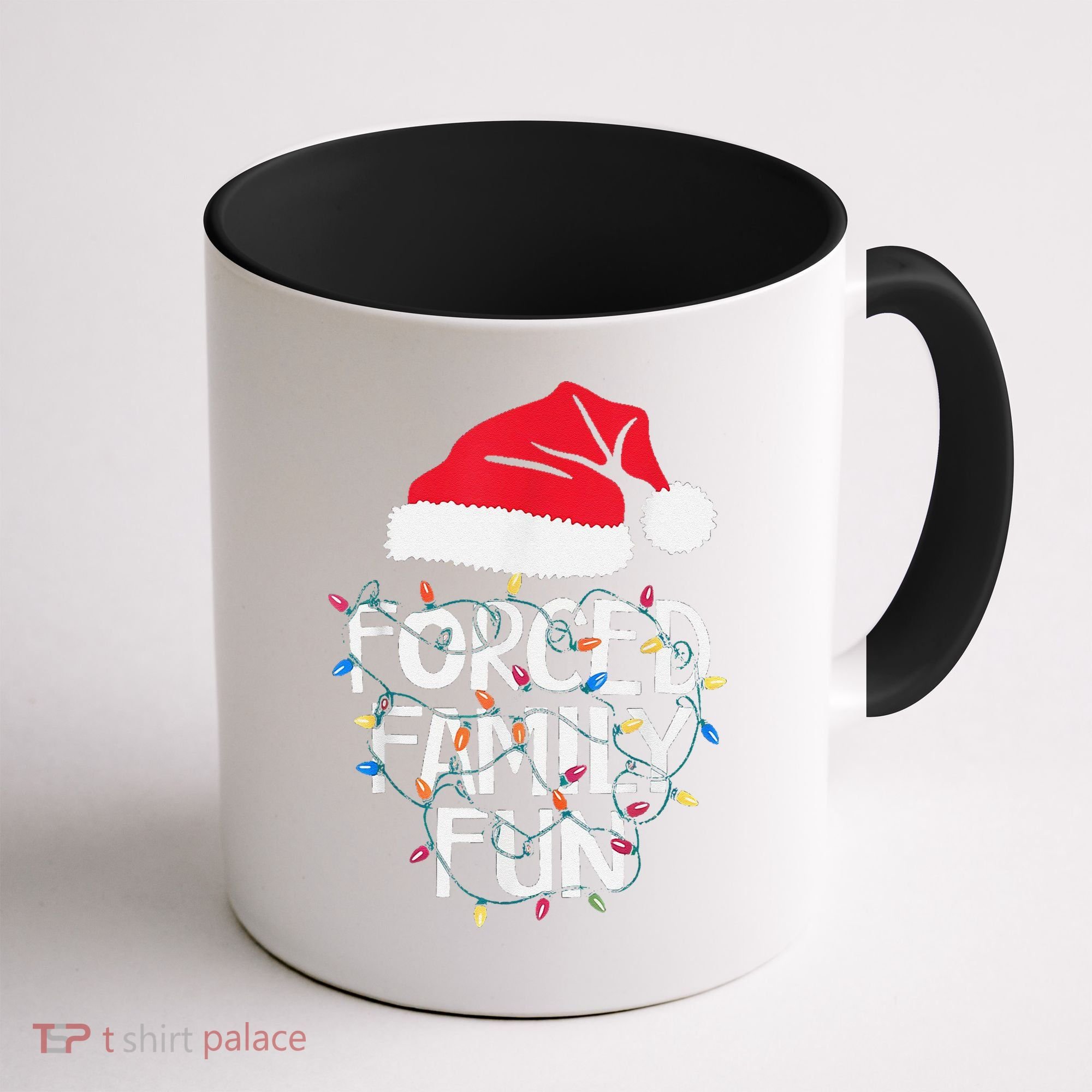 Forced Family Fun Sarcastic Christmas Funny Coffee Mug