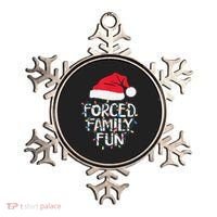 Forced Family Fun Sarcastic Christmas Funny Ornament thumb 0