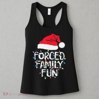 Forced Family Fun Sarcastic Christmas Funny Women's Tank Top thumb 3