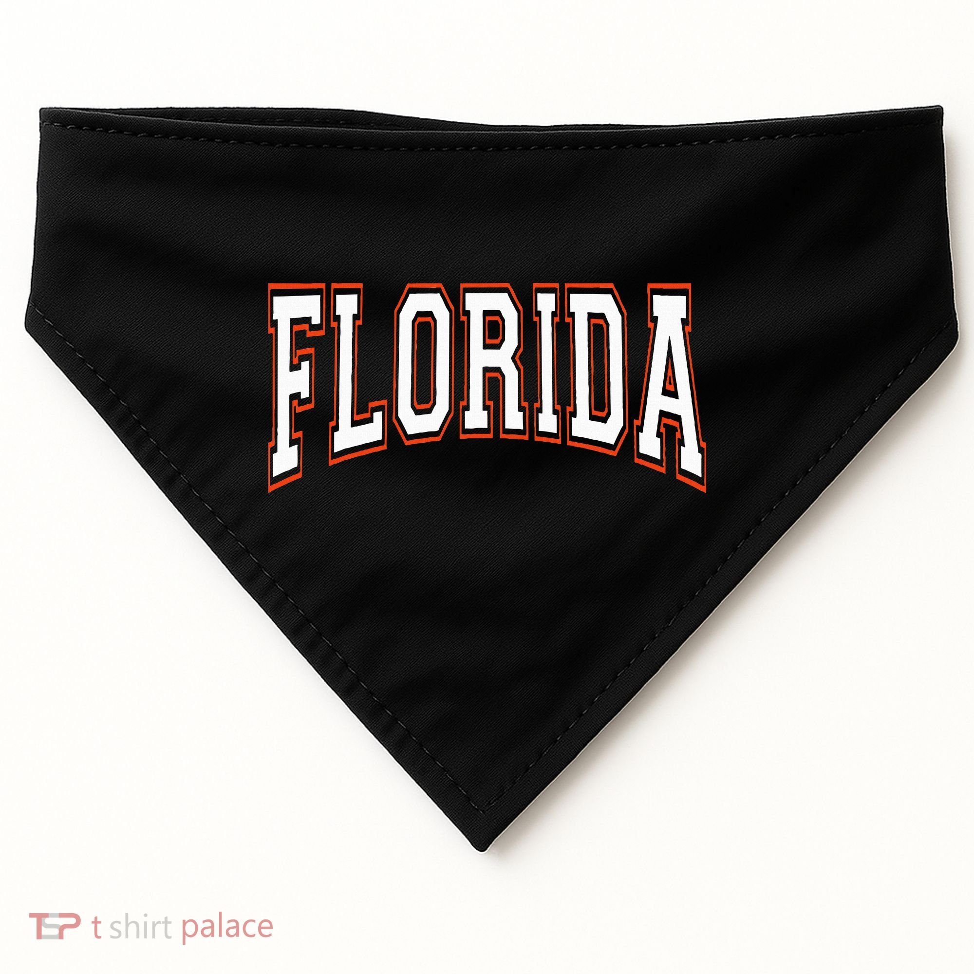 funny Florida FL United States Font  USA-Made Doggie Bandana