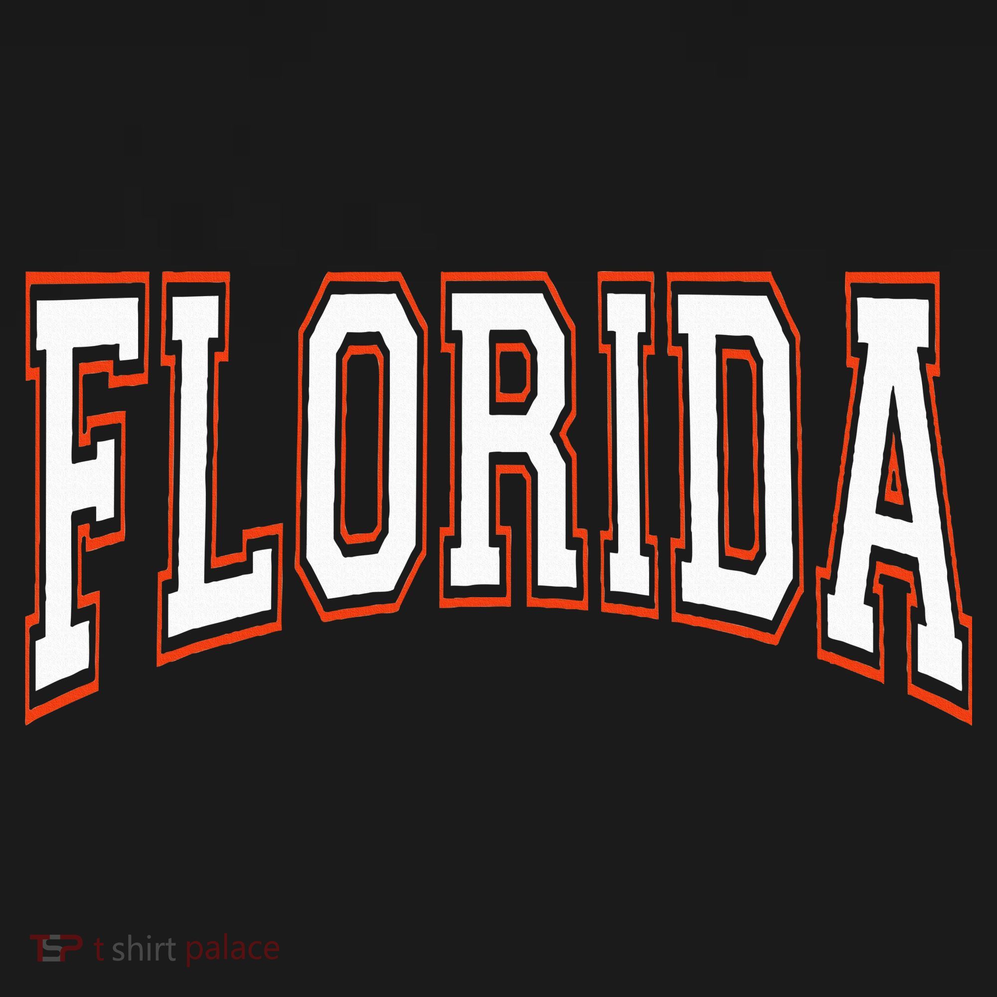 funny Florida FL United States Font  Women's Hoodie