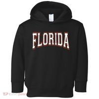 funny Florida FL United States Font  Toddler Hoodie thumb 0