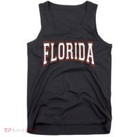 funny Florida FL United States Font  Tank Top thumb 0