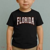 funny Florida FL United States Font  Toddler T-Shirt thumb 2