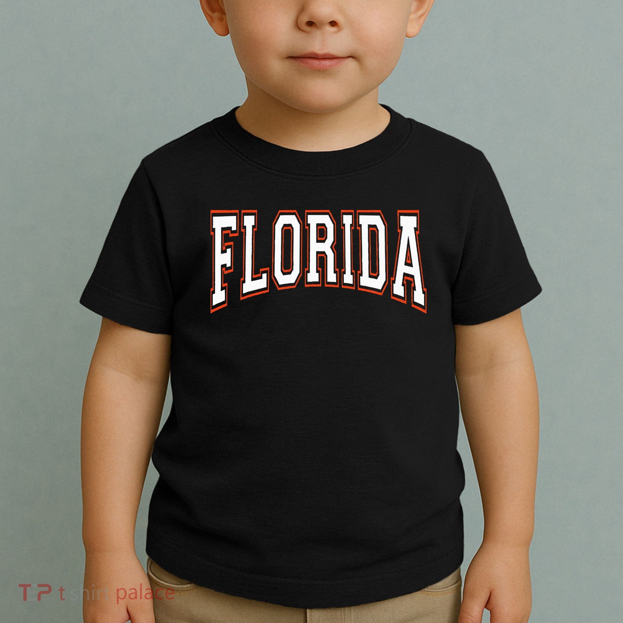 funny Florida FL United States Font  Toddler T-Shirt