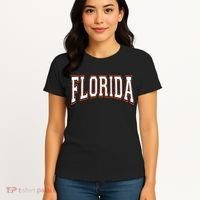 funny Florida FL United States Font  Women's T-Shirt thumb 4