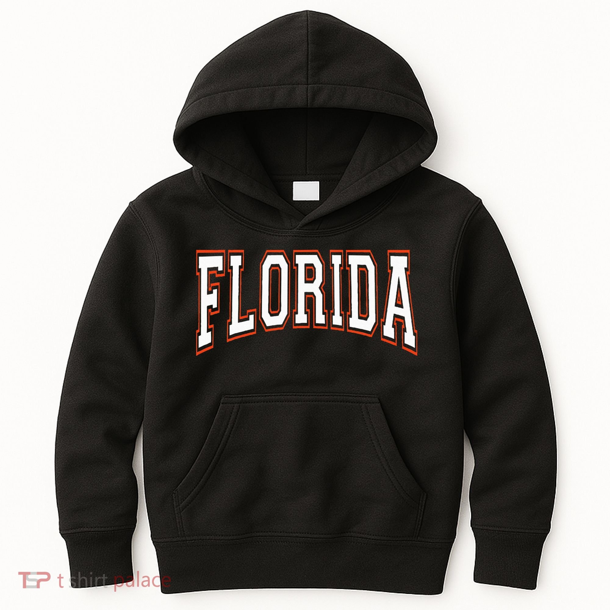 funny Florida FL United States Font  Kids Hoodie