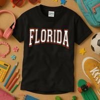 funny Florida FL United States Font  Kids T-Shirt thumb 3