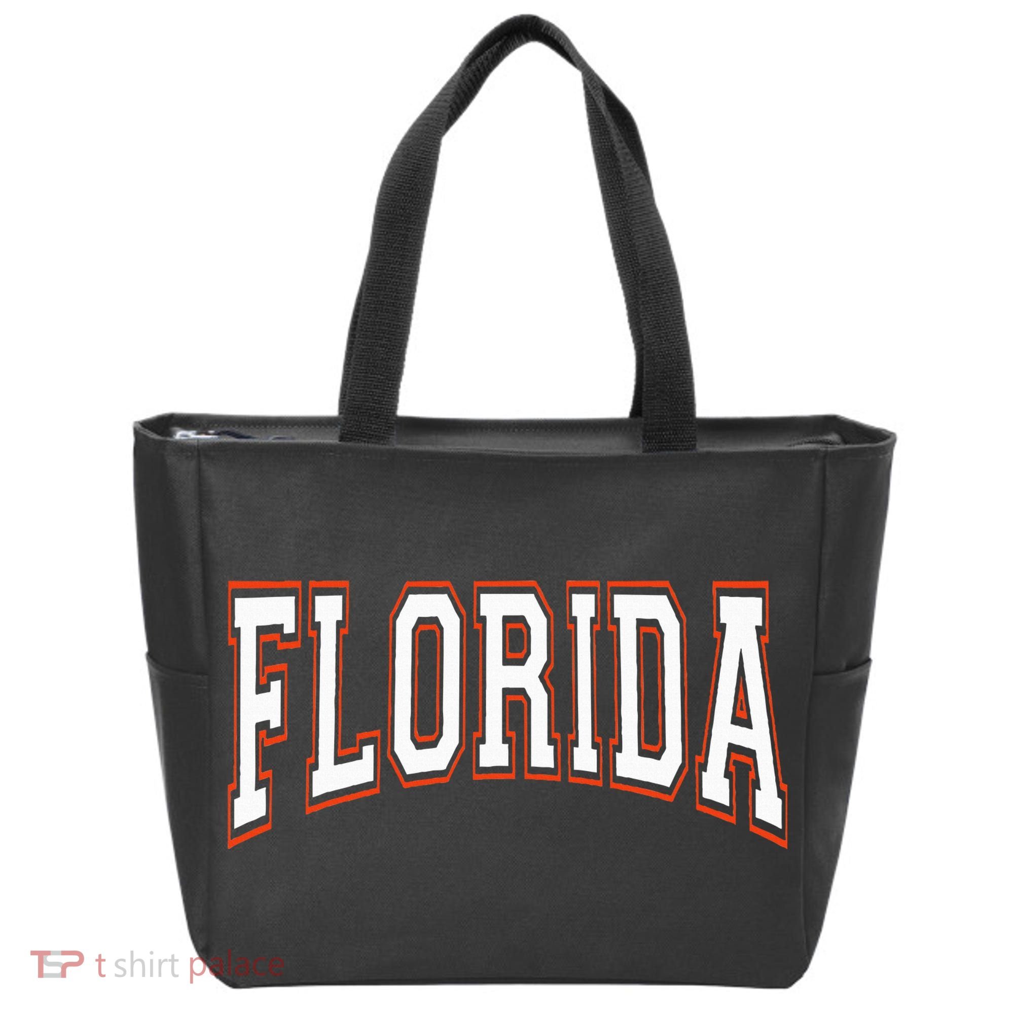 funny Florida FL United States Font  Tote Bag