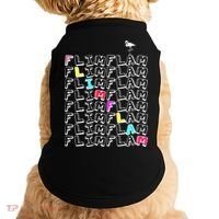 Flim Flam  Funny Flamingo  Gift  Doggie Tank thumb 0