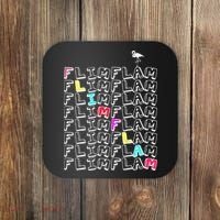 Flim Flam  Funny Flamingo  Gift  Coaster thumb 0