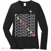 Flim Flam  Funny Flamingo  Gift  Women's Long Sleeve Shirt thumb 0