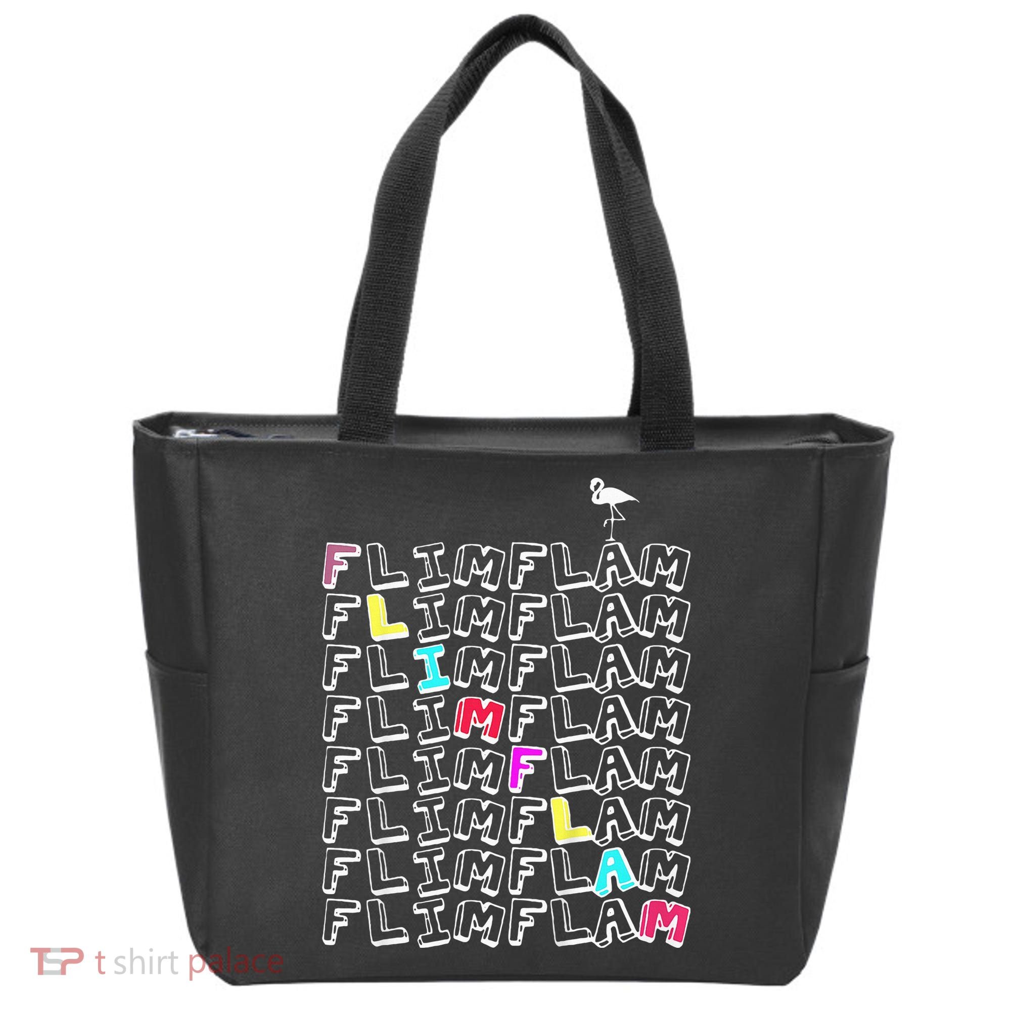 Flim Flam  Funny Flamingo  Gift  Tote Bag