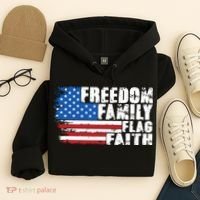Freedom Family Flag Faith Hoodie thumb 4