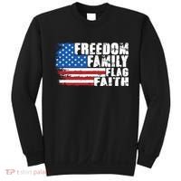Freedom Family Flag Faith Sweatshirt thumb 0