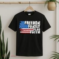 Freedom Family Flag Faith T-Shirt thumb 2