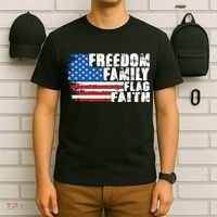 Freedom Family Flag Faith T-Shirt thumb 6