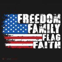 Freedom Family Flag Faith T-Shirt thumb 7