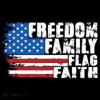 Freedom Family Flag Faith Coffee Mug thumb 5