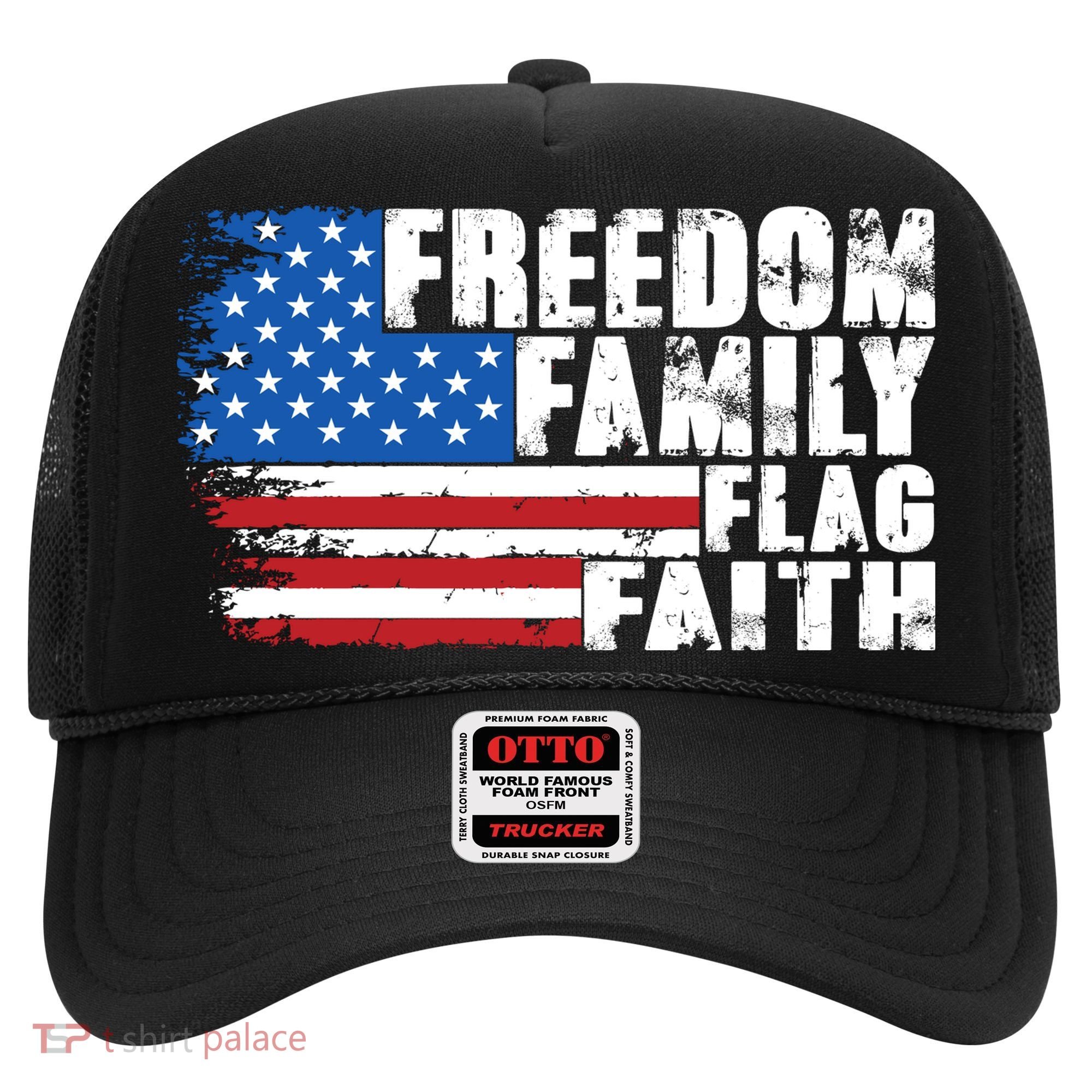 Freedom Family Flag Faith Hat