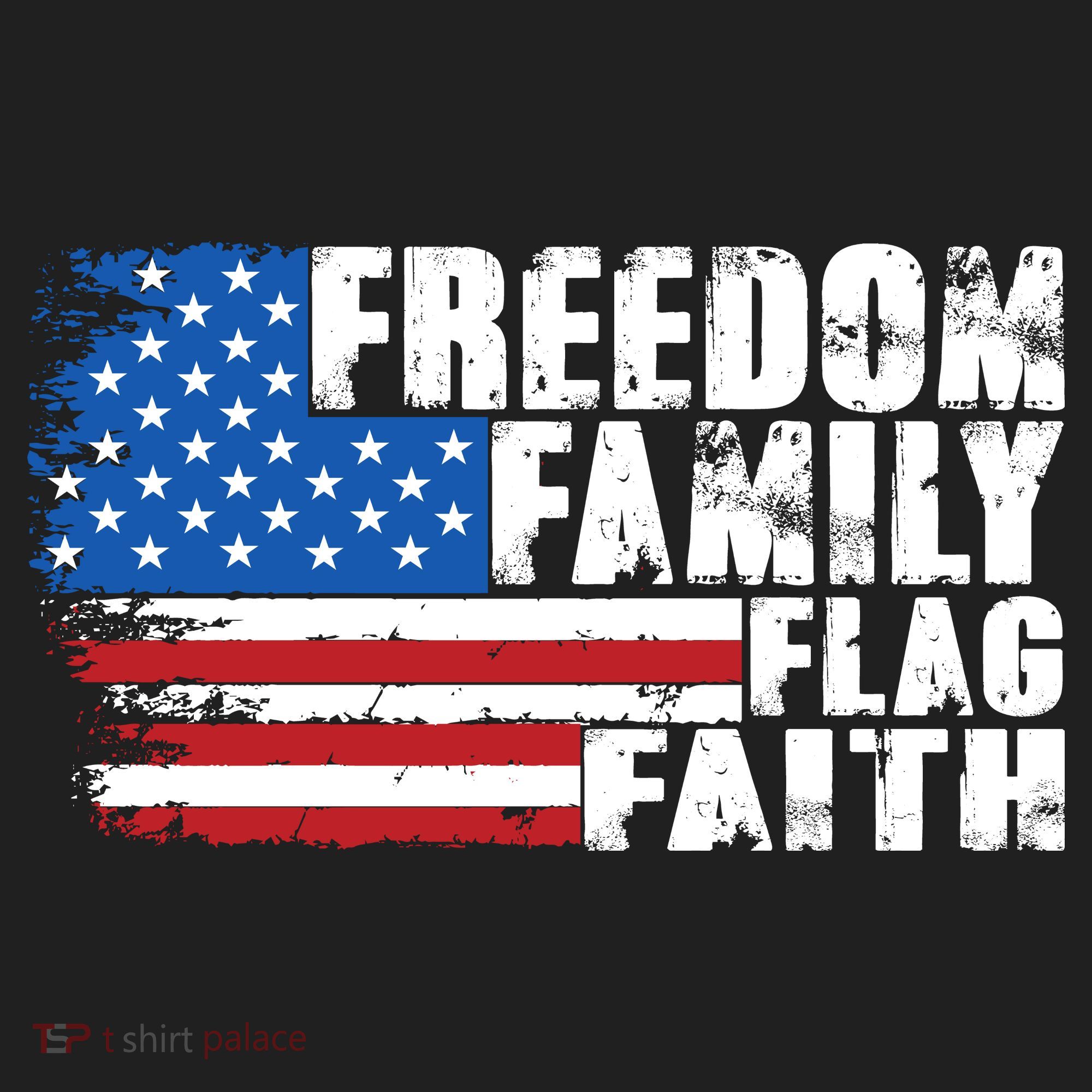 Freedom Family Flag Faith Hat