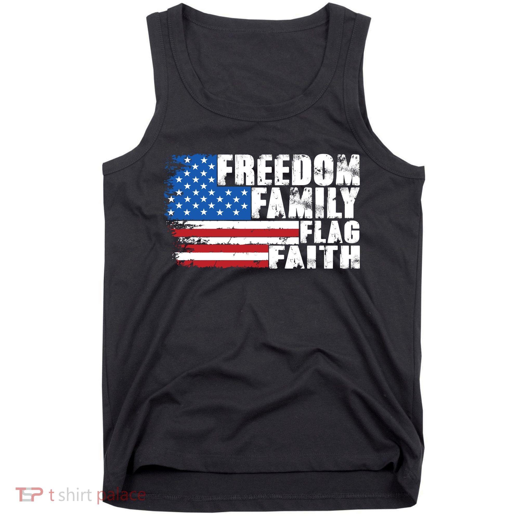 Freedom Family Flag Faith Tank Top
