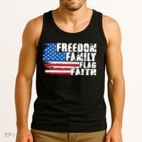 Freedom Family Flag Faith Tank Top thumb 3