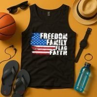 Freedom Family Flag Faith Tank Top thumb 4
