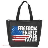 Freedom Family Flag Faith Tote Bag thumb 0