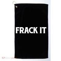Funny Fracking Golf Towel thumb 0