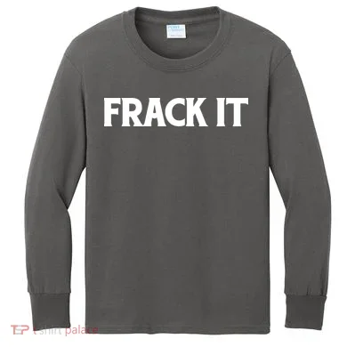 Funny Fracking Kids Long Sleeve Shirt