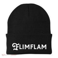 Flimflam Flim Flam Funny Sneaky Swindle Liar Sarcastic Beanie thumb 0