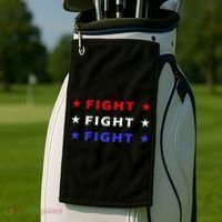 Fight Fight Fight Very Hard In Life Premium Golf Towel thumb 2